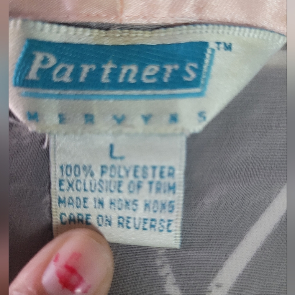 Elegant Pint Vintage  Robe - Picture 5 of 6